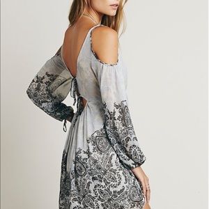 Free People Ivory Combo dress